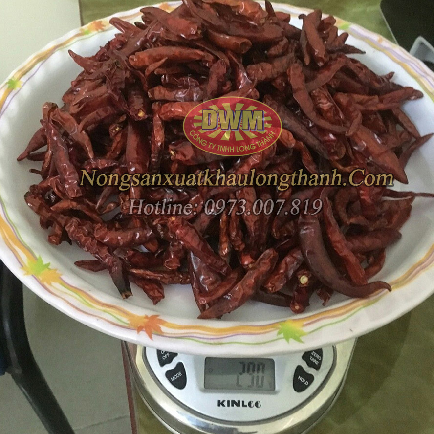 Ớt đỏ cay sấy khô